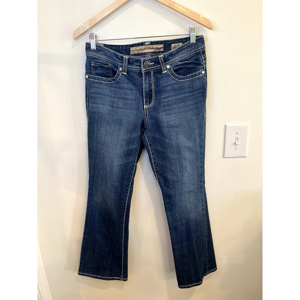 Vintage America Mid Rise Bootcut Jeans Women’s Petite 10P Medium Wash